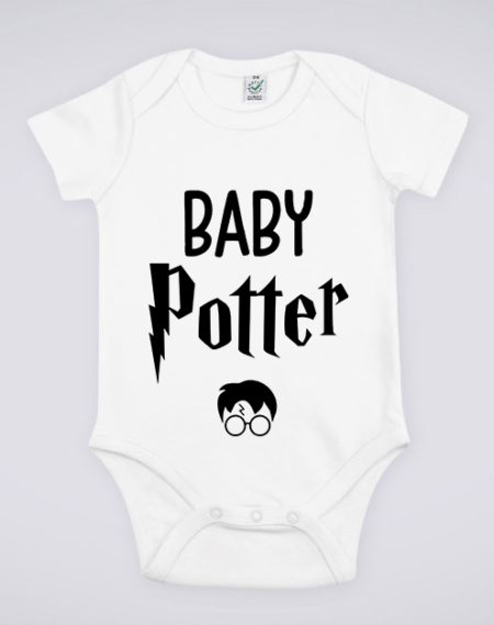 Image de body blanc pour bébé "Baby Potter - Harry Potter" - MCL Sérigraphie