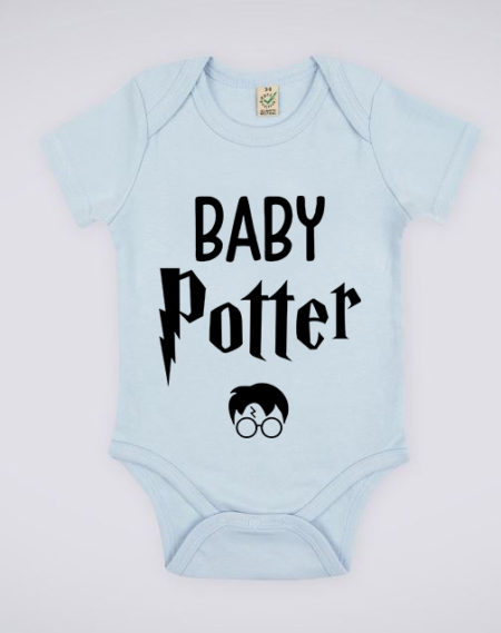 Image de body bleu pour bébé "Baby Potter - Harry Potter" - MCL Sérigraphie