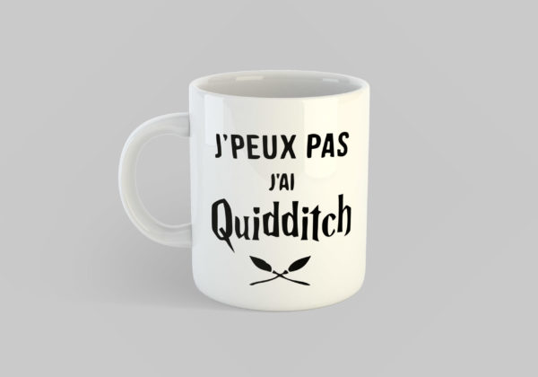 Image de mug "J'peux pas j'ai Quidditch - Harry Potter" - MCL Sérigraphie