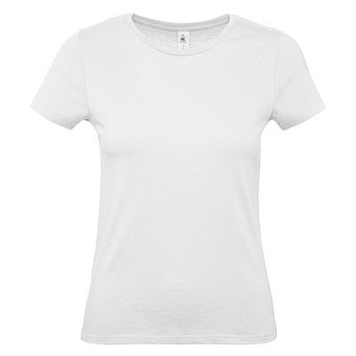 Image de t-shirt femme blanc personnalisé - T-shirt personnalisable - MCL Sérigraphie