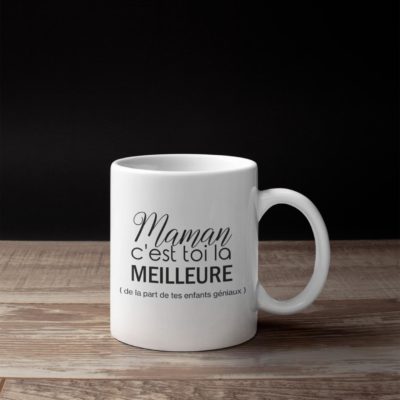 Image de mug "Maman c'est toi la meilleure" - MCL Sérigraphie