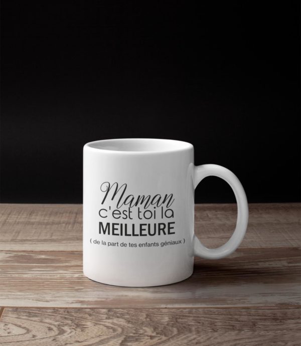 Image de mug "Maman c'est toi la meilleure" - MCL Sérigraphie