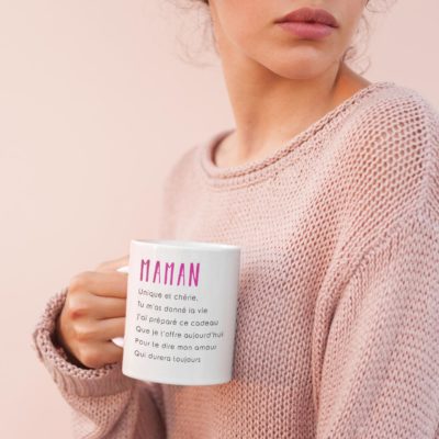 Image de mug "Maman" - MCL Sérigraphie