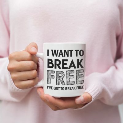 Image de mug "I want to break free - Queen" - MCL Sérigraphie