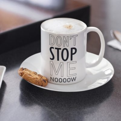 Image de mug "Don't stop me now - Queen" - MCL Sérigraphie