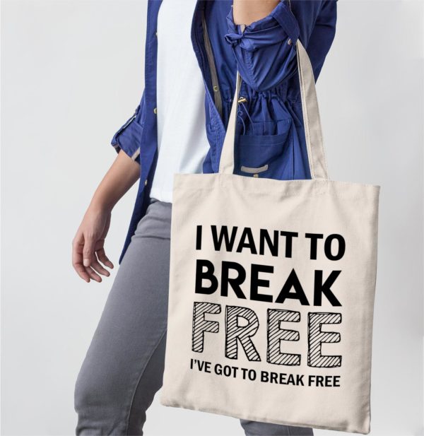 Image de tote-bag "I want to break free - Queen" - MCL Sérigraphie