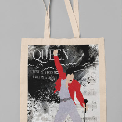 Image de tote-bag "Freddie Mercury" - MCL Sérigraphie