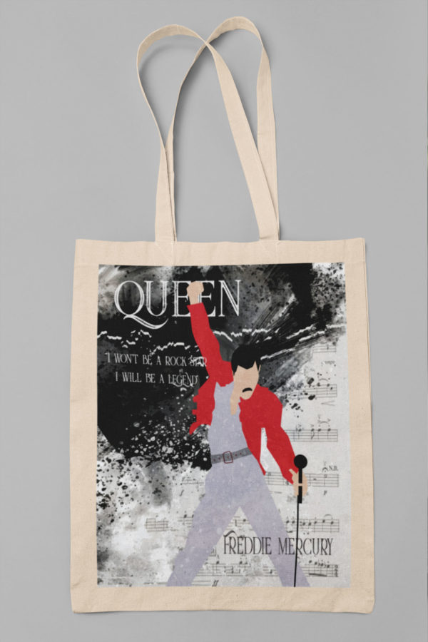 Image de tote-bag "Freddie Mercury" - MCL Sérigraphie