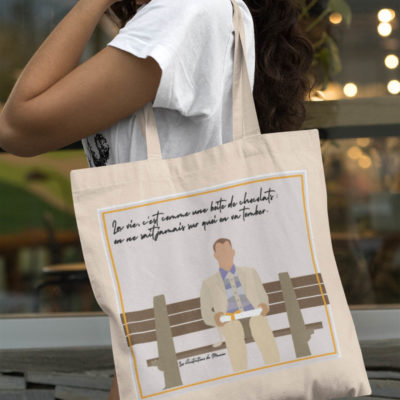 Image de tote-bag "Forrest Gump" - MCL Sérigraphie