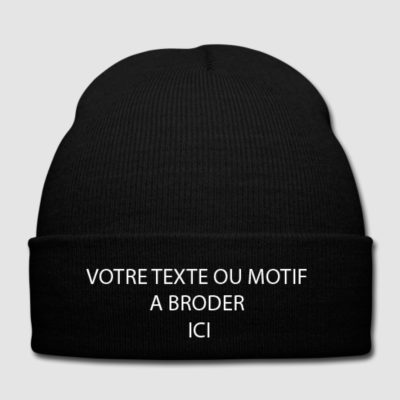 Bonnet à broder