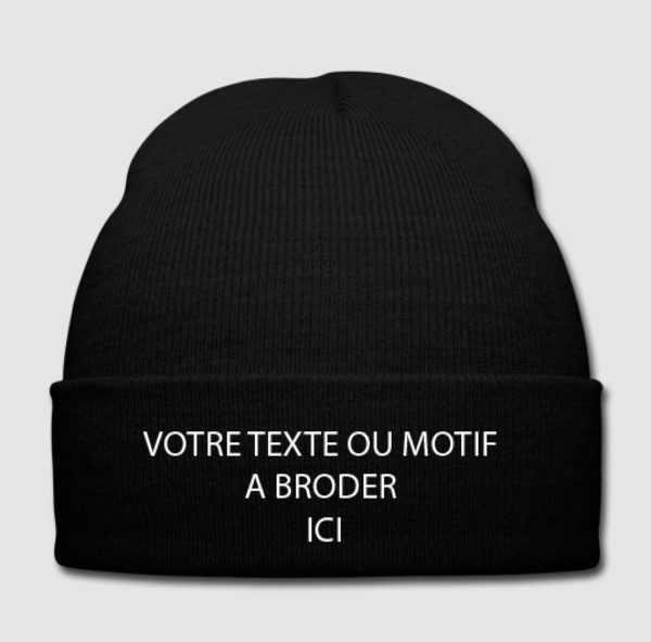 Bonnet à broder