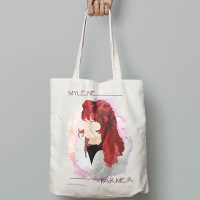 Image de tote-bag "Mylène Farmer" - MCL Sérigraphie