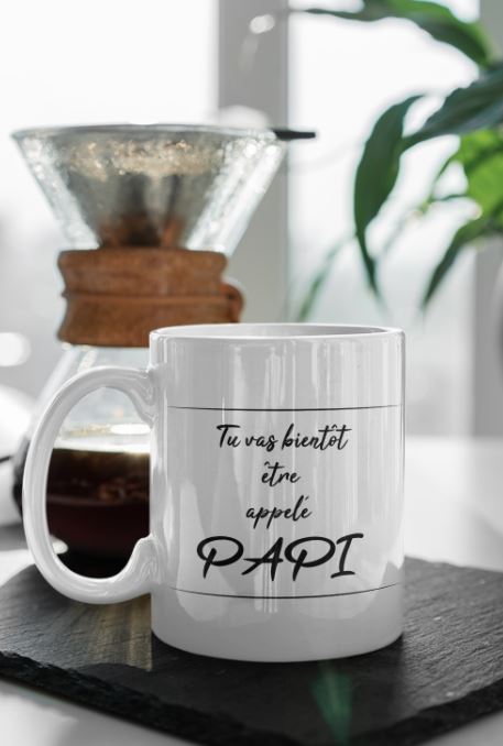 Image de mug "Tu vas bientôt être appelé papi" - MCL Sérigraphie