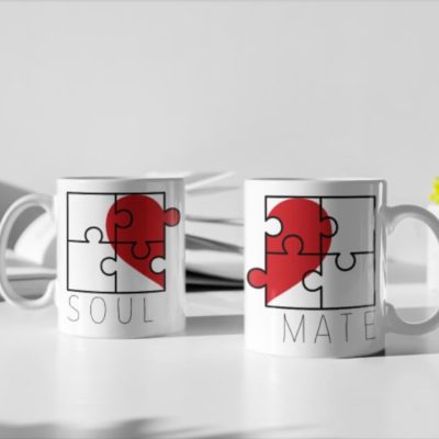 Image de duo de mugs "Soul/Mate" - MCL Sérigraphie