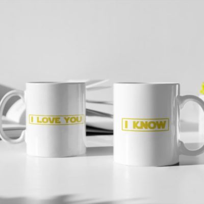 Image de duo de mugs "I love you/I Know - Star Wars" - MCL Sérigraphie