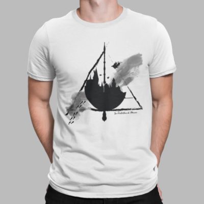 Image de t-shirt blanc homme "Harry Potter - Poudlard" - MCL Sérigraphie