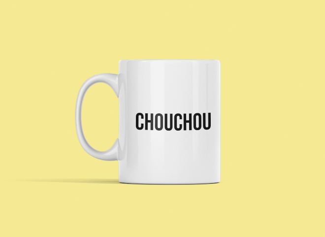 Tasse "chouchou" - MCL Sérigraphie Image de tasse "Chouchou" - MCL Sérigraphie