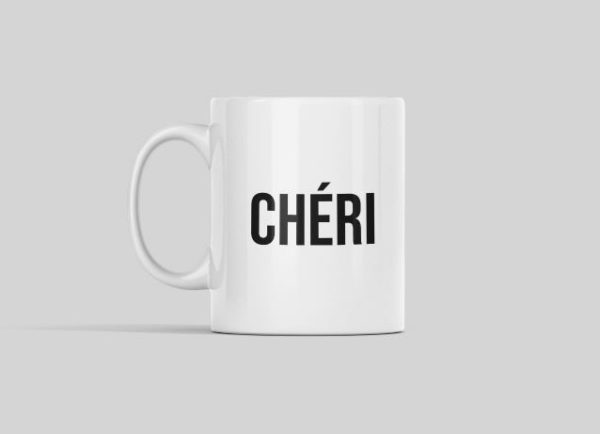 Image tasse "chéri" - MCL Sérigraphie