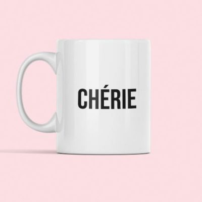 Image tasse "chérie" - MCL Sérigraphie