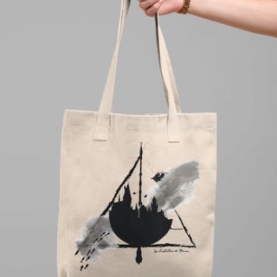 Image de tote-bag "Harry Potter - Poudlard" - MCL Sérigraphie