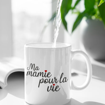Image de mug "Ma mamie pour la vie" - MCL Sérigraphie