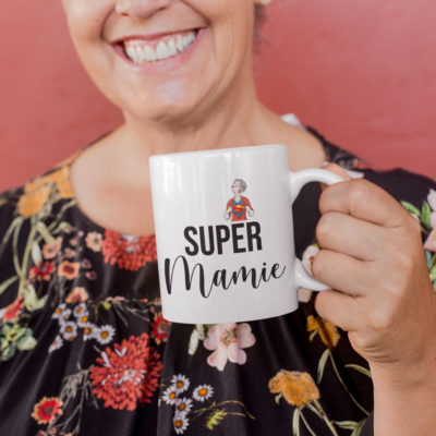 Image de mug "Super mamie" - MCL Sérigraphie