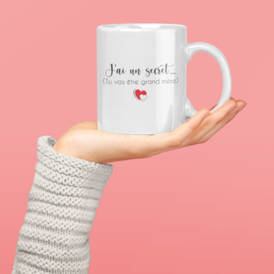 Image de mug "tu vas être grand-mère"-MCL Sérigraphie