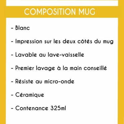 Image de la composition des mugs - MCL Sérigraphie