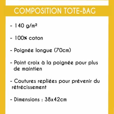 Image de la composition des totes-bags - MCL Sérigraphie