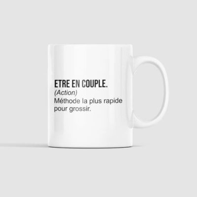 Image mug "définition être en couple" - MCL Sérigraphie