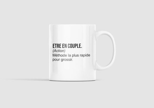 Image mug "définition être en couple" - MCL Sérigraphie