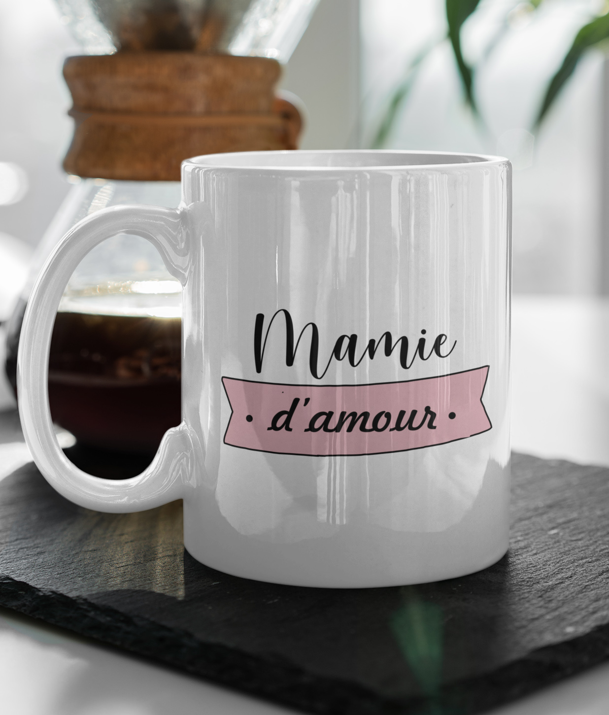 Image de mug "Mamie d'amour" - MCL Sérigraphie