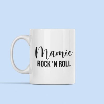 Image de mug "Mamie Rock'N Roll"- MCL Sérigraphie