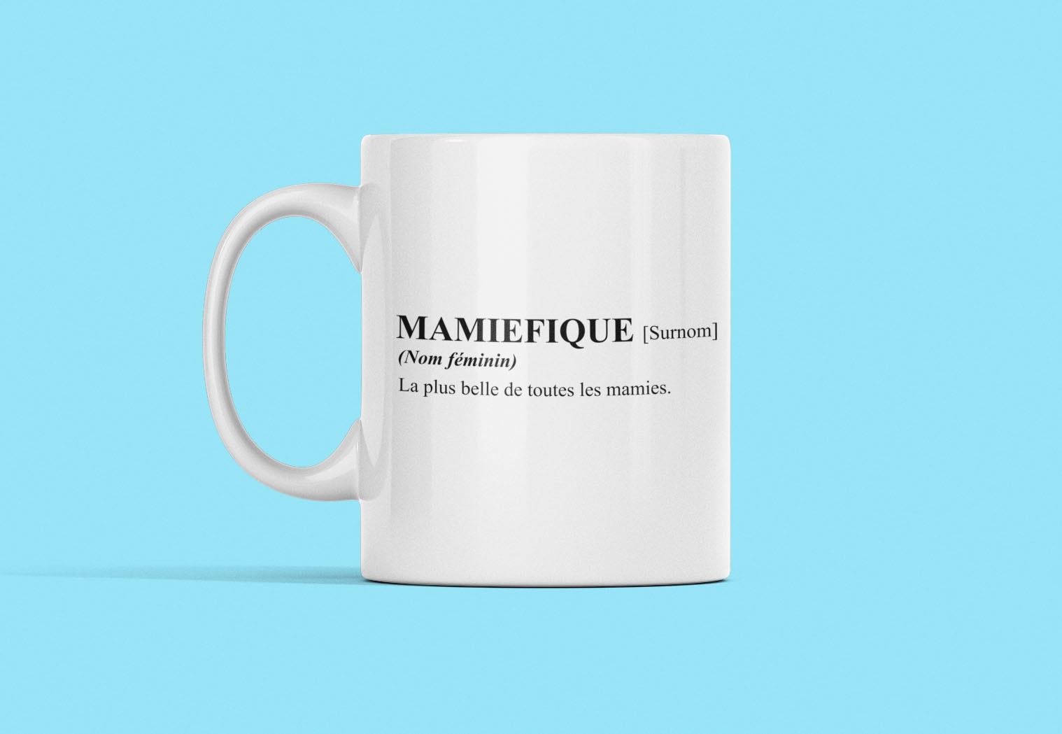 Mug "Mamiefique" - MCL Sérigraphie Image de mug "Mamiefique" - MCL Sérigraphie