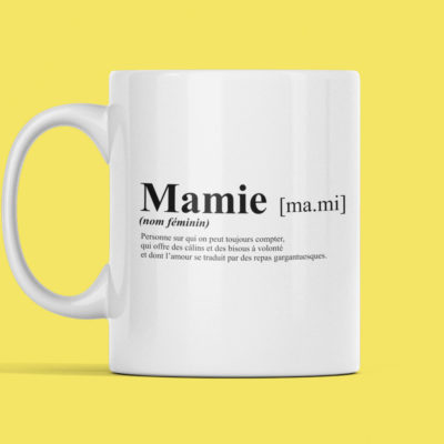 Image de mug "Définition mamie" l MCL Sérigraphie