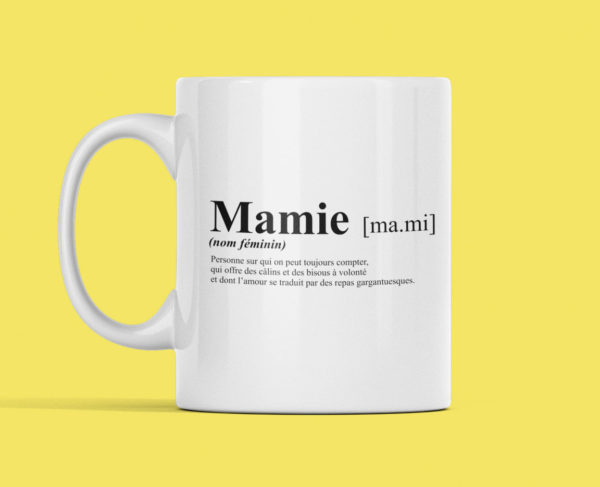 Image de mug "Définition mamie" l MCL Sérigraphie