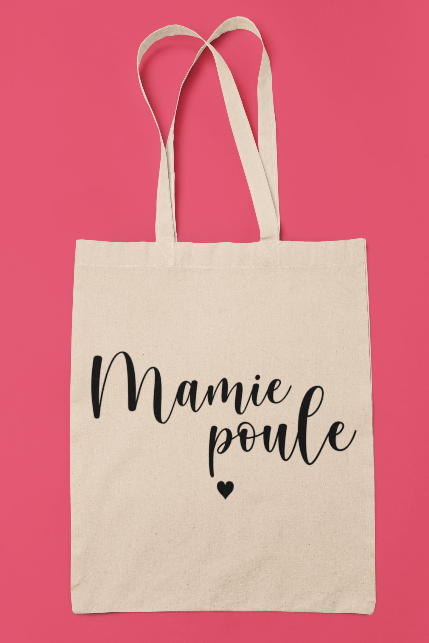 Tote-bag "Mamie Poule" l MCL Sérigraphie Image de tote-bag "Mamie Poule" - MCL Sérigraphie