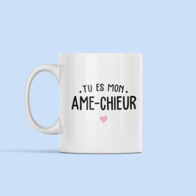 Image de mug "Tu es mon âme-chieur" - MCL Sérigraphie