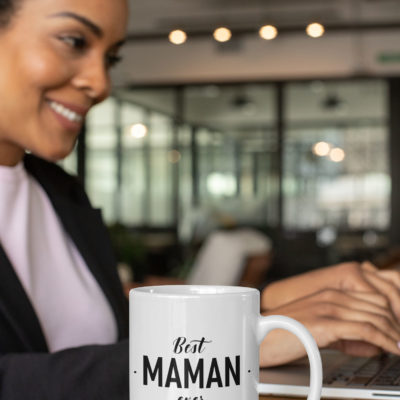 Image de mug "Best maman ever" - MCL Sérigraphie