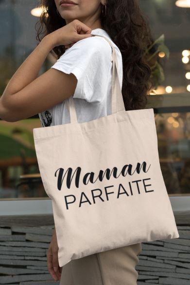 Image de tote-bag "Maman parfaite" - MCL Sérigraphie