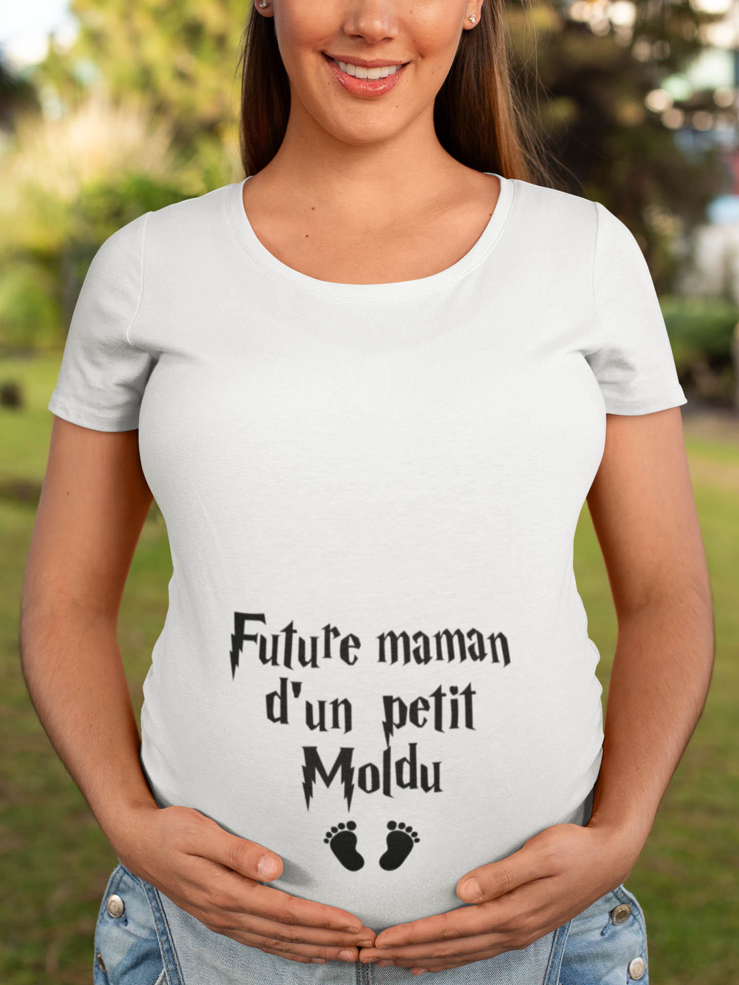 T Shirt L Future Maman D Un Petit Moldu L Mcl Serigraphie T Shirt L Future Maman D Un Petit Moldu L Mcl Serigraphie