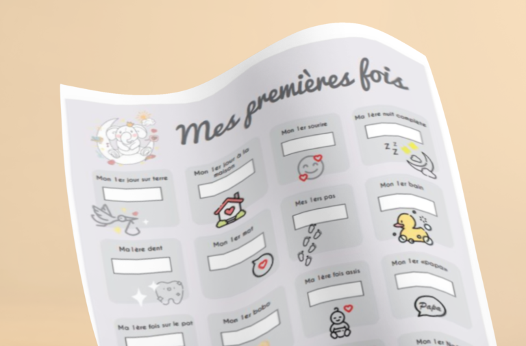 Affiche Mes Premières Fois à Imprimer Pdf