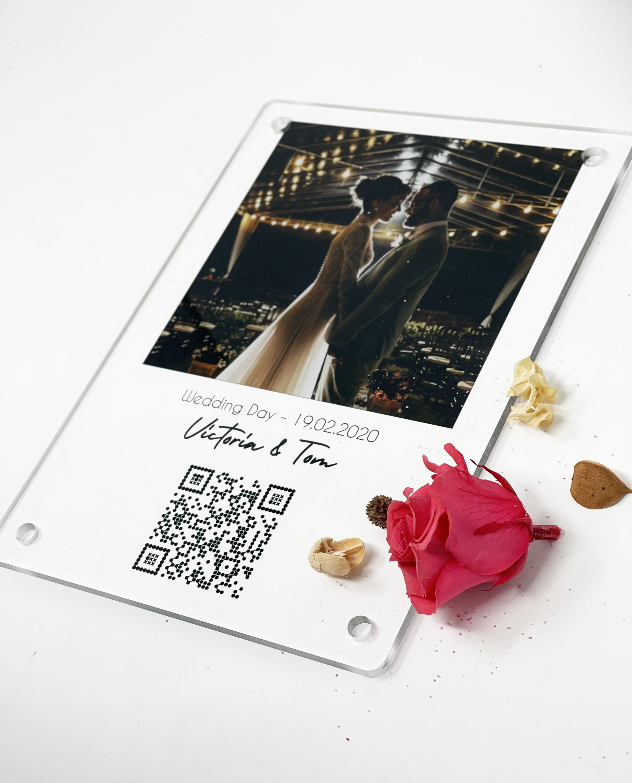 Plaque interactive personnalisée QR COde - MCL Sérigraphie Image de plaque interactive personnalisée QR COde - MCL Sérigraphie