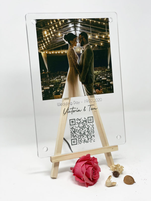 Image de plaque interactive personnalisée QR COde - MCL Sérigraphie