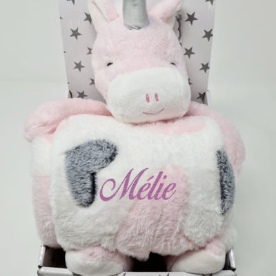 Peluche licorne à broder MCL Sérigraphie