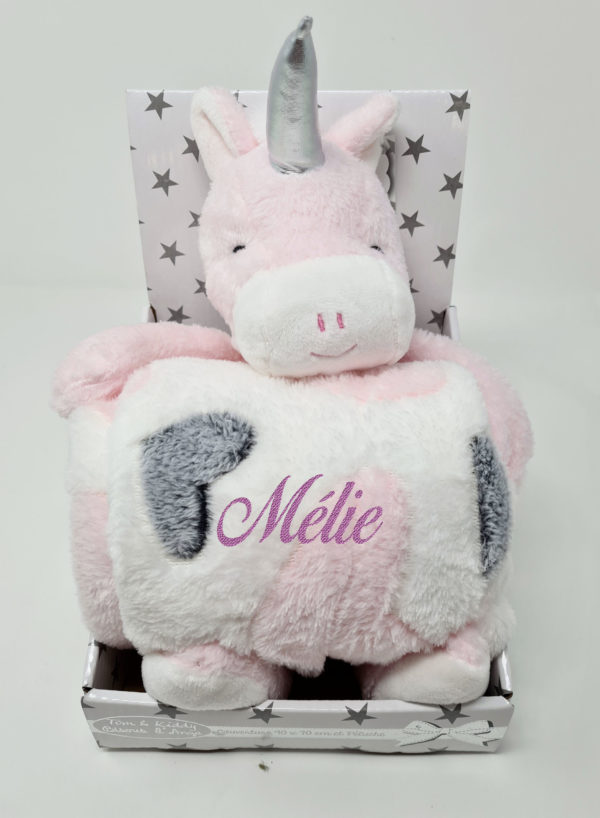 Peluche licorne à broder MCL Sérigraphie