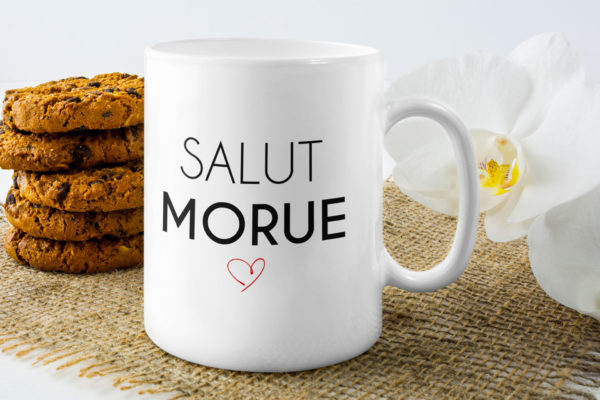Image de mug "Salut Morue" l MCL Sérigraphie