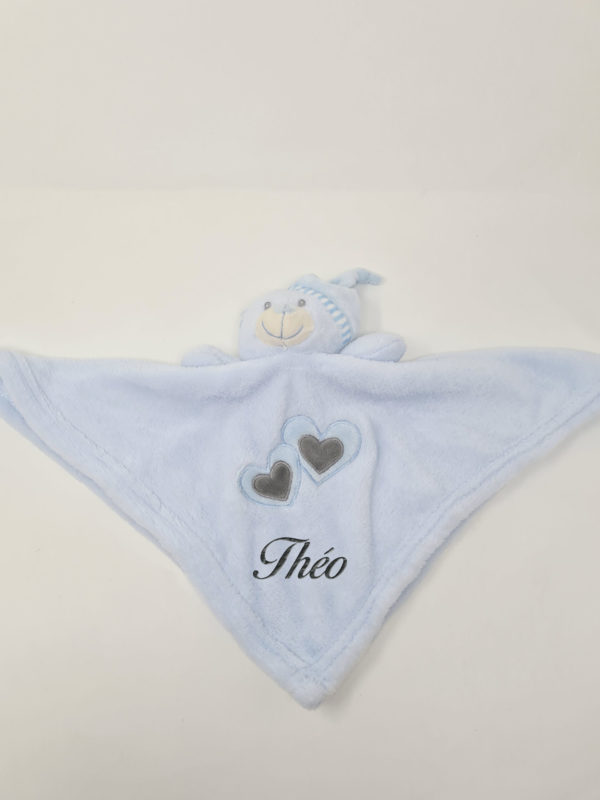 Peluche bleue à broder - MCL Sérigraphie