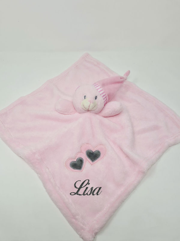Peluche rose à broder - MCL Sérigraphie