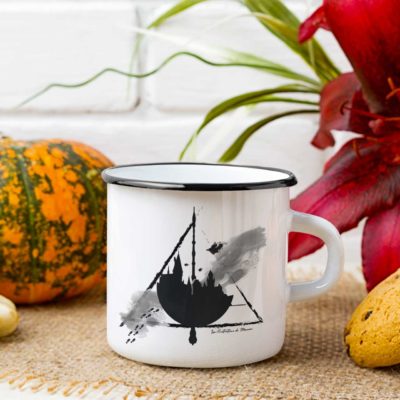 Image de mug emaillé "Poudlard" x Les Illustrations de Manon - MCL Sérigraphie